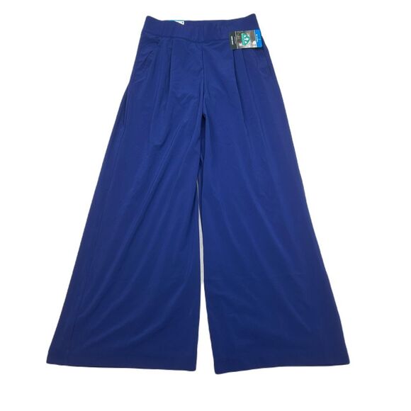 Columbia Anytime Wide Leg Athletic‎ Pants Womens XS Blue Omni-Wick Performance - Picture 1 of 8